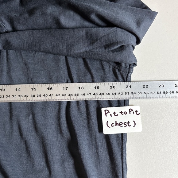 Unbound Merino 100% Wool Button Down Long Sleeve Shirt - Men's Size L - Gray - Picture 7 of 10